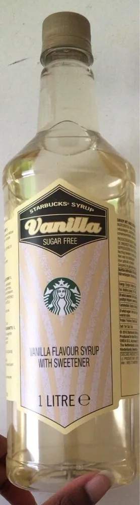Vanilla flavour syrup