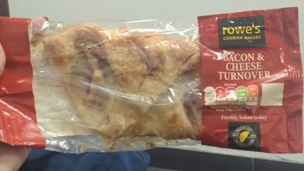 Bacon and cheese turnover
