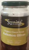 Organic Classic Greek Kalamon Olives