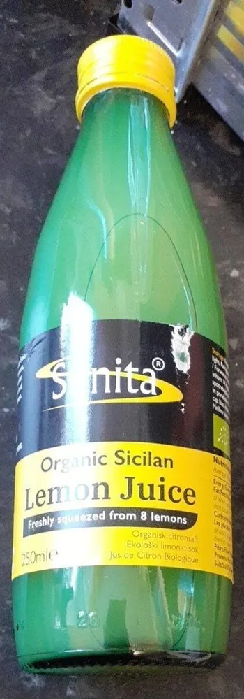 Organic similar lemon juice
