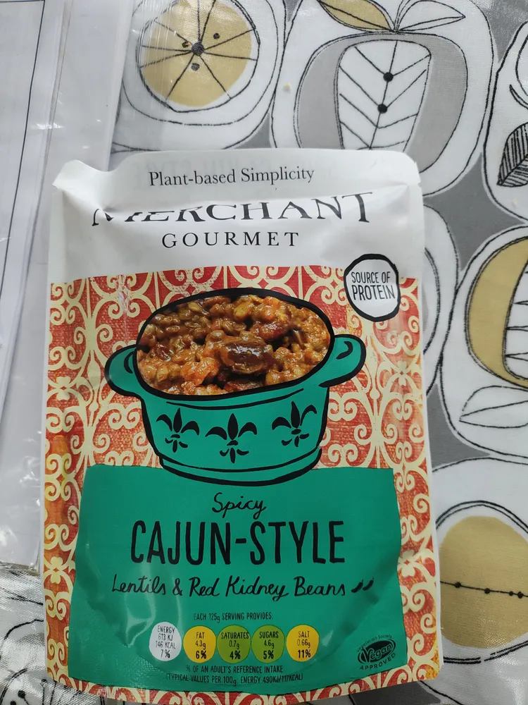 Spicy Cajun-style Lentils and Red Kidney Beans