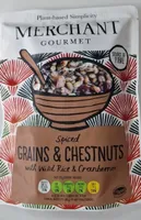 Spiced Grain and Chestnuts with Wild Rice and Cranberries