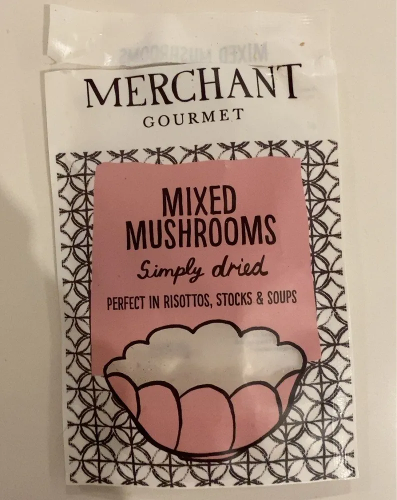 Mixed mushrooms simply dried