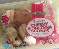 Cherry & sultana scones