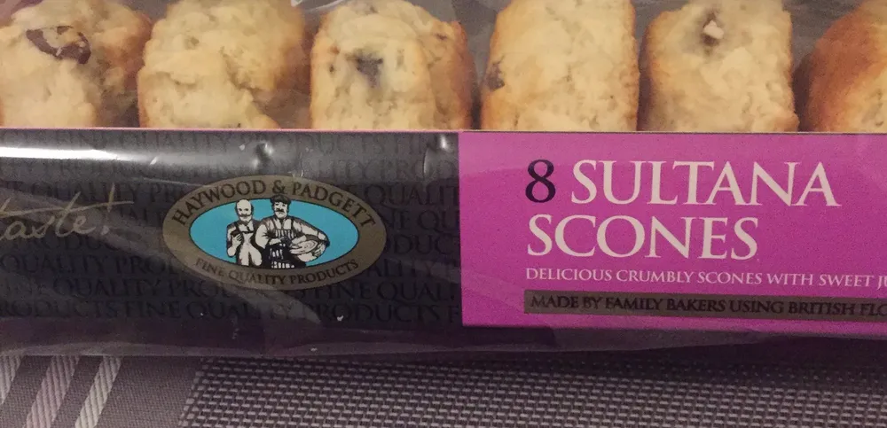 Sultana scones