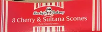 Cherry & sultana scones