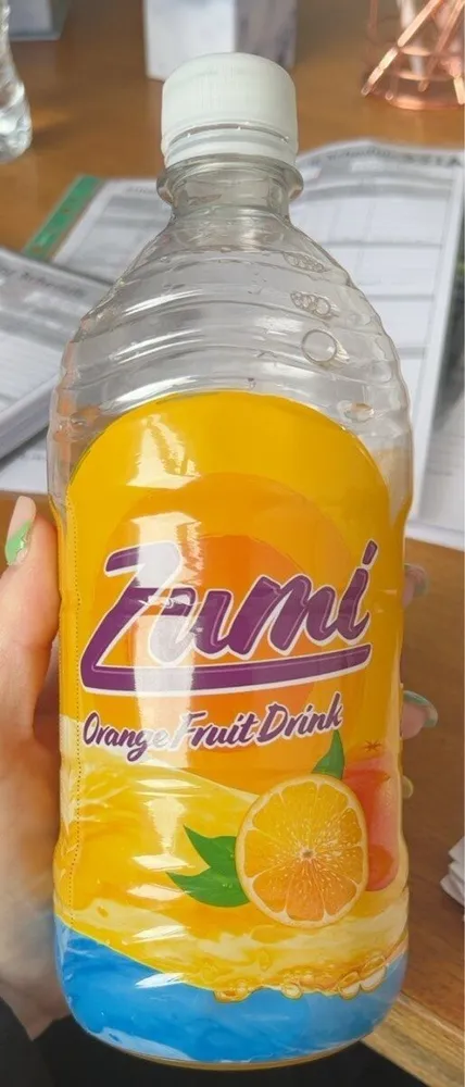 Zumi orange fruit drink