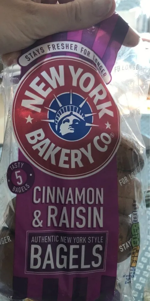Cinnamon & raisin bagels