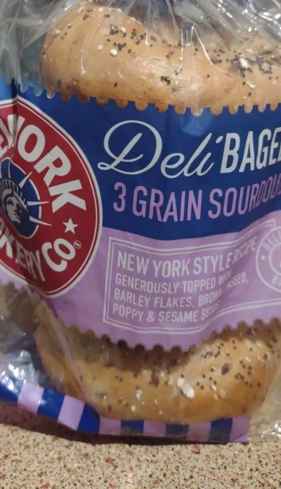 Deli Bagels 3 Grain Sourdough
