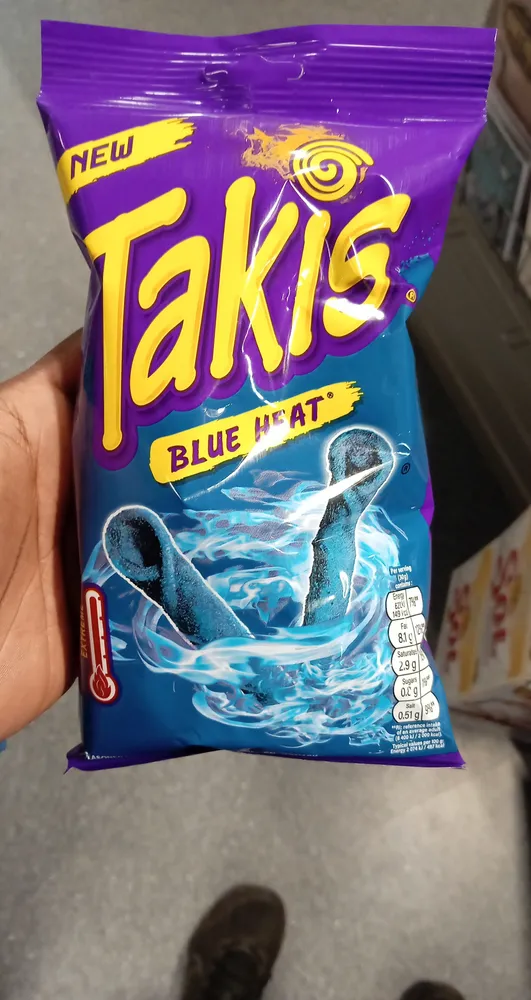Takis Blue Heat