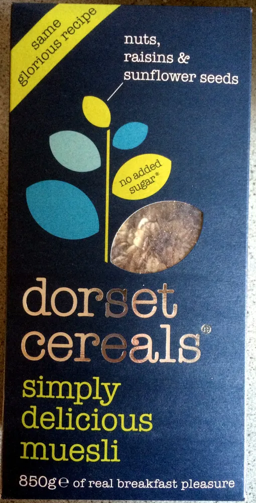 Simply Delicious Muesli nuts raisins sunflower seeds