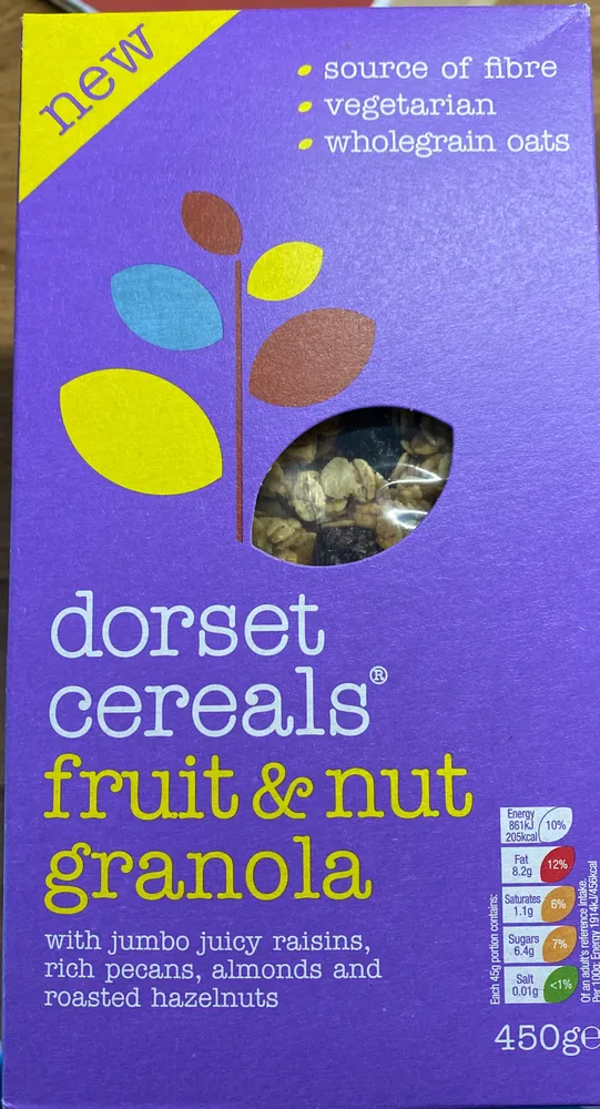fruit & nut granola