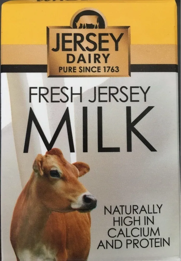 Fresh jersey milk
