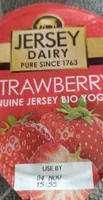 Jersey dairy strawberry bio yogurt