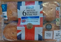 6 Melton Mowbray Pork Pies