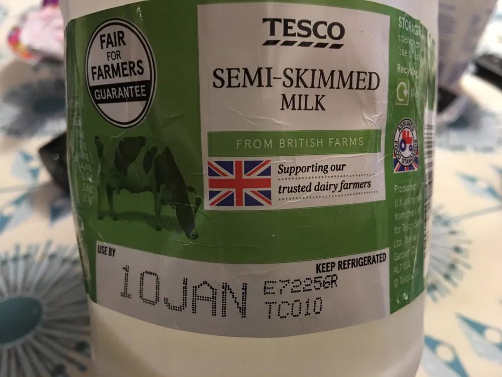 Semi-skimmed milk
