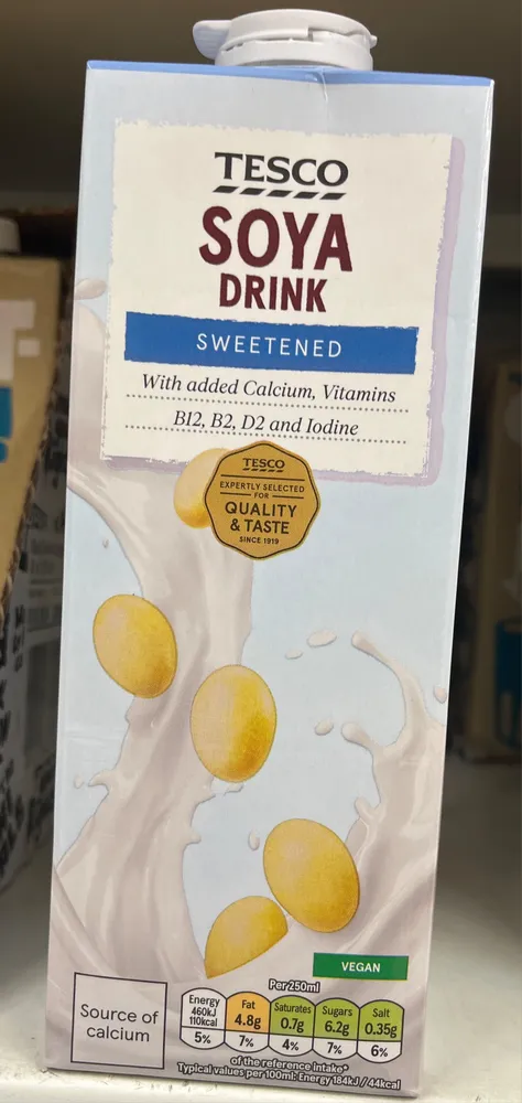 SOYA DRINK SWEETENED