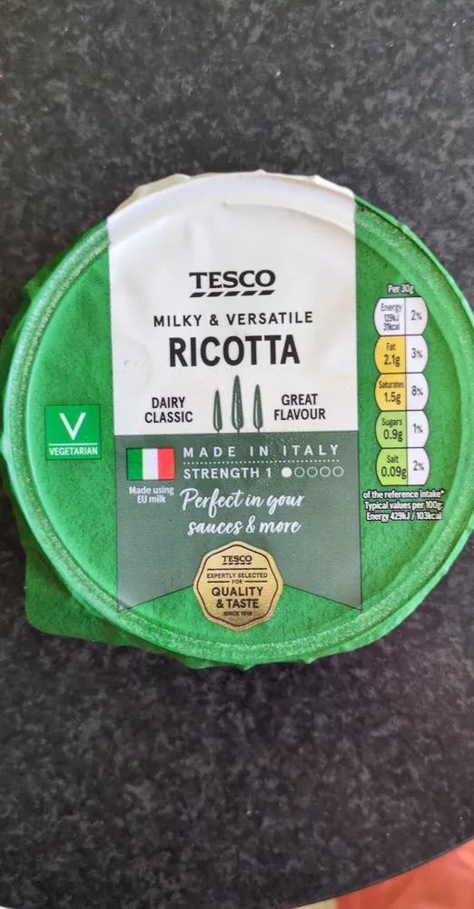 Tesco Ricotta 250G