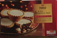 Iced mince pies