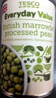 British marrowfat processed peas