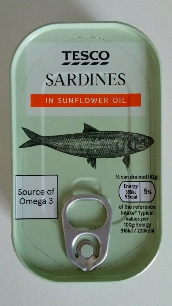 Tesco Sardines in Sunflower Oil