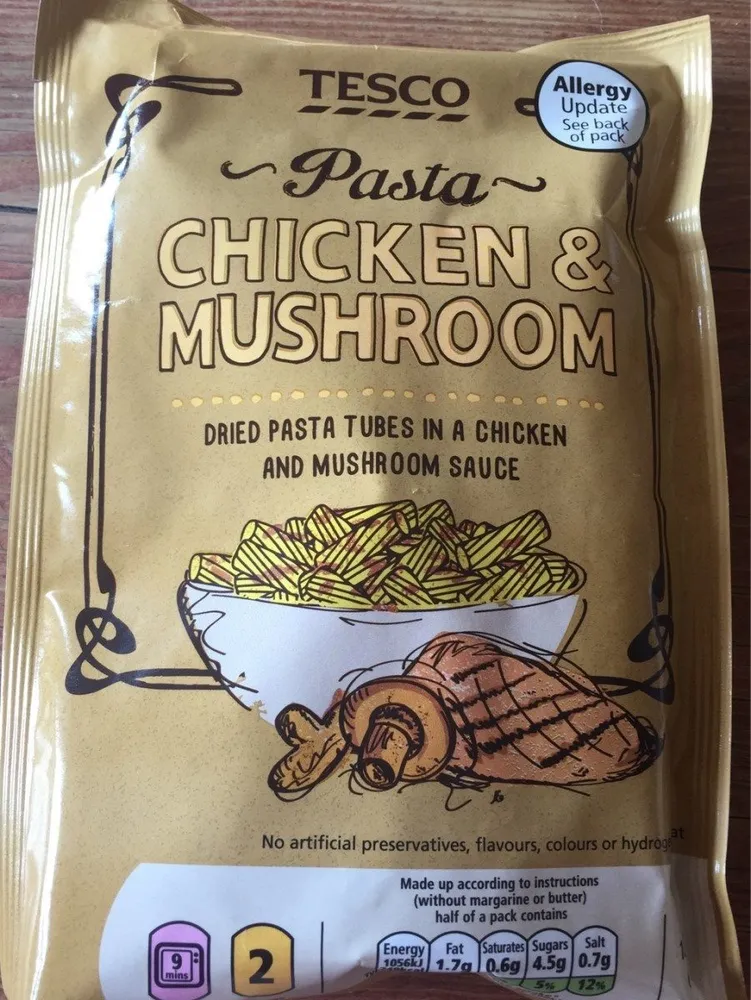 Chicken & Mushroom Pasta