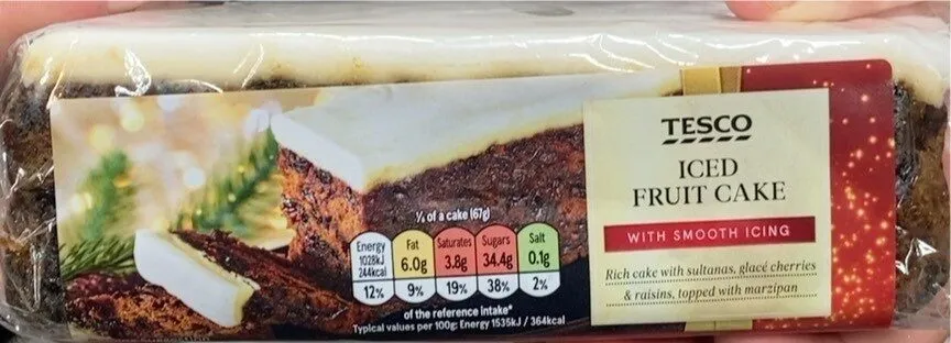 iced fruit cake