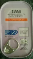 Skinless & Boneless Mackerel in Sunflower Oil