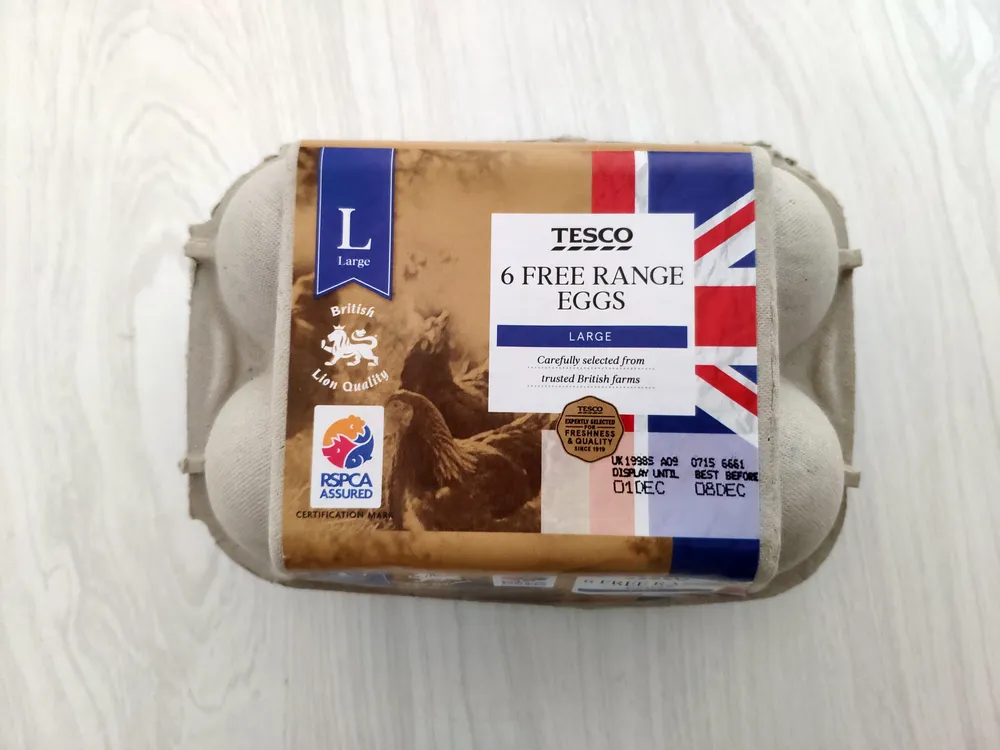 6 Free Range Eggs