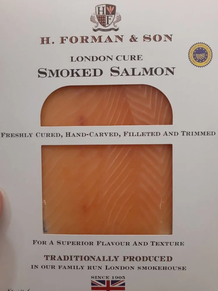 Forman and Son London Cure smoked salmon