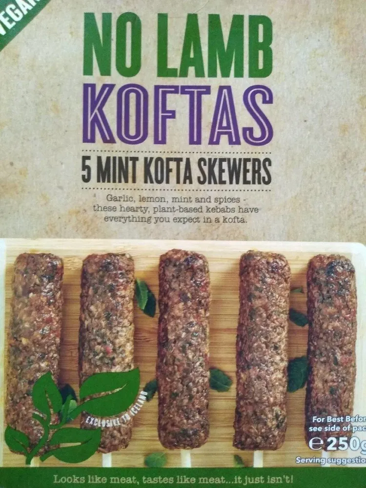 No lamb koftas