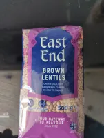 East End Brown Lentils 500G