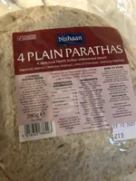 4 Plain Parathas