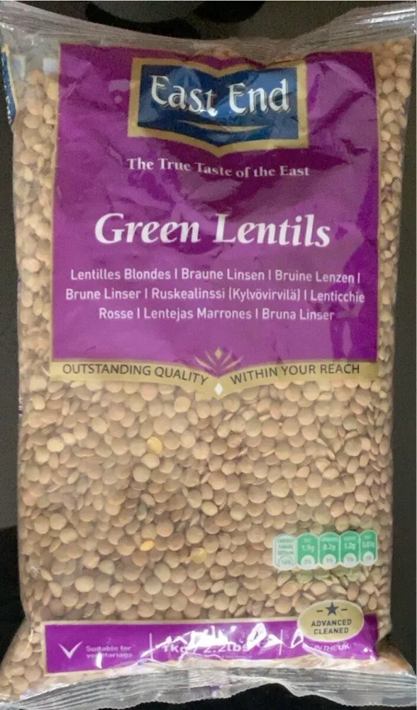 Green lentils