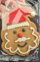Santa gingerbread biscuit