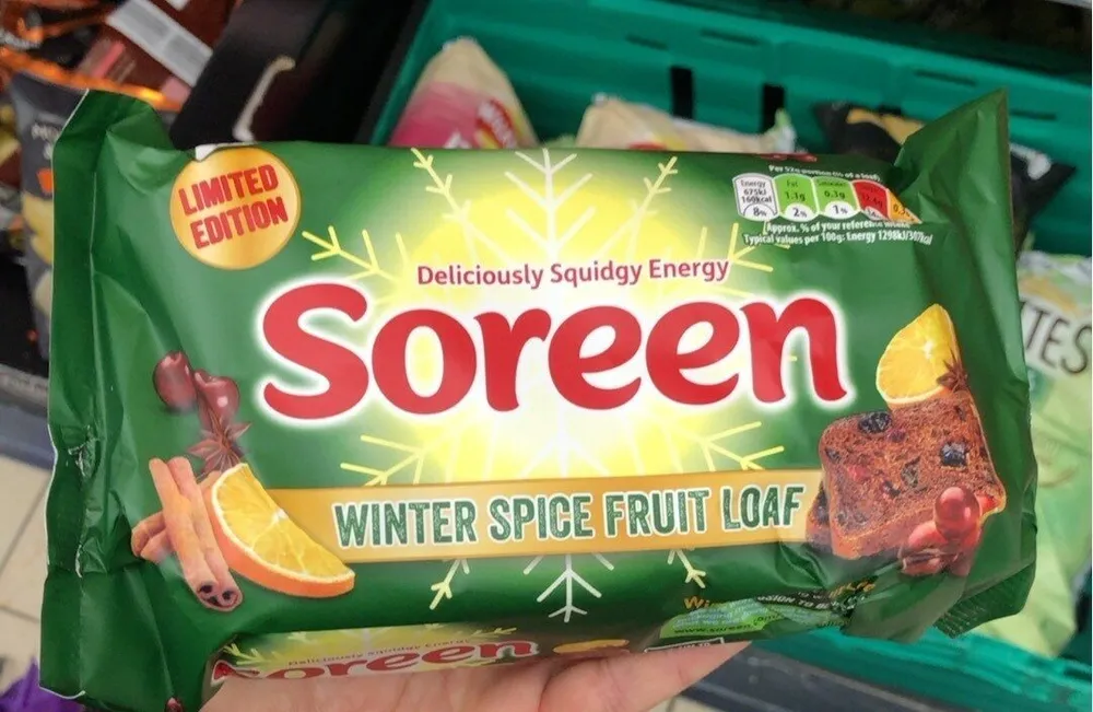 Winter spice fruit loaf