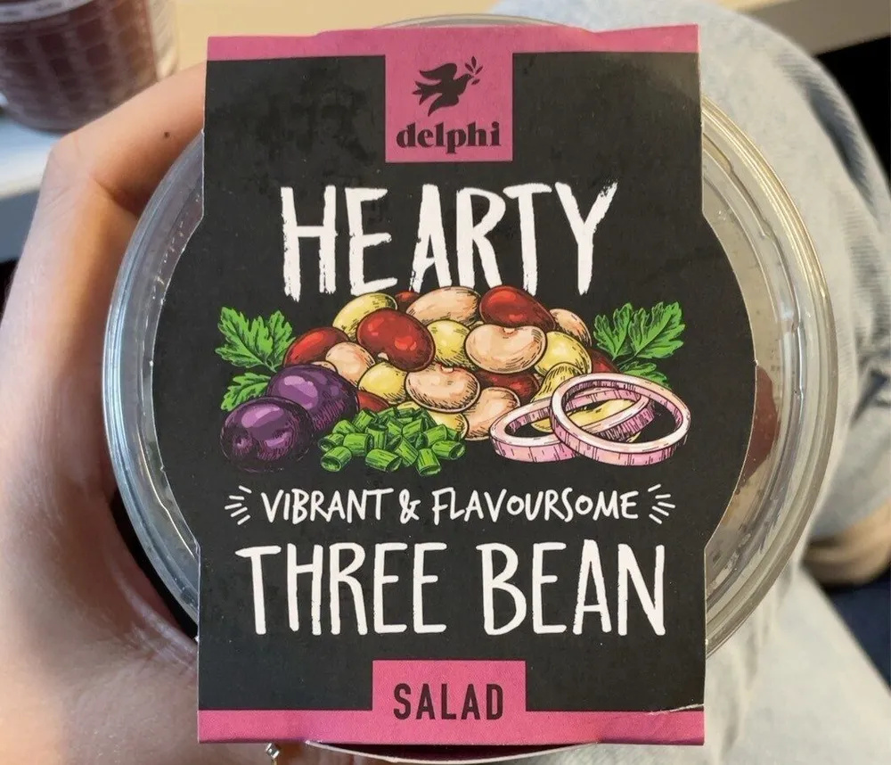 Hearty three bean salad