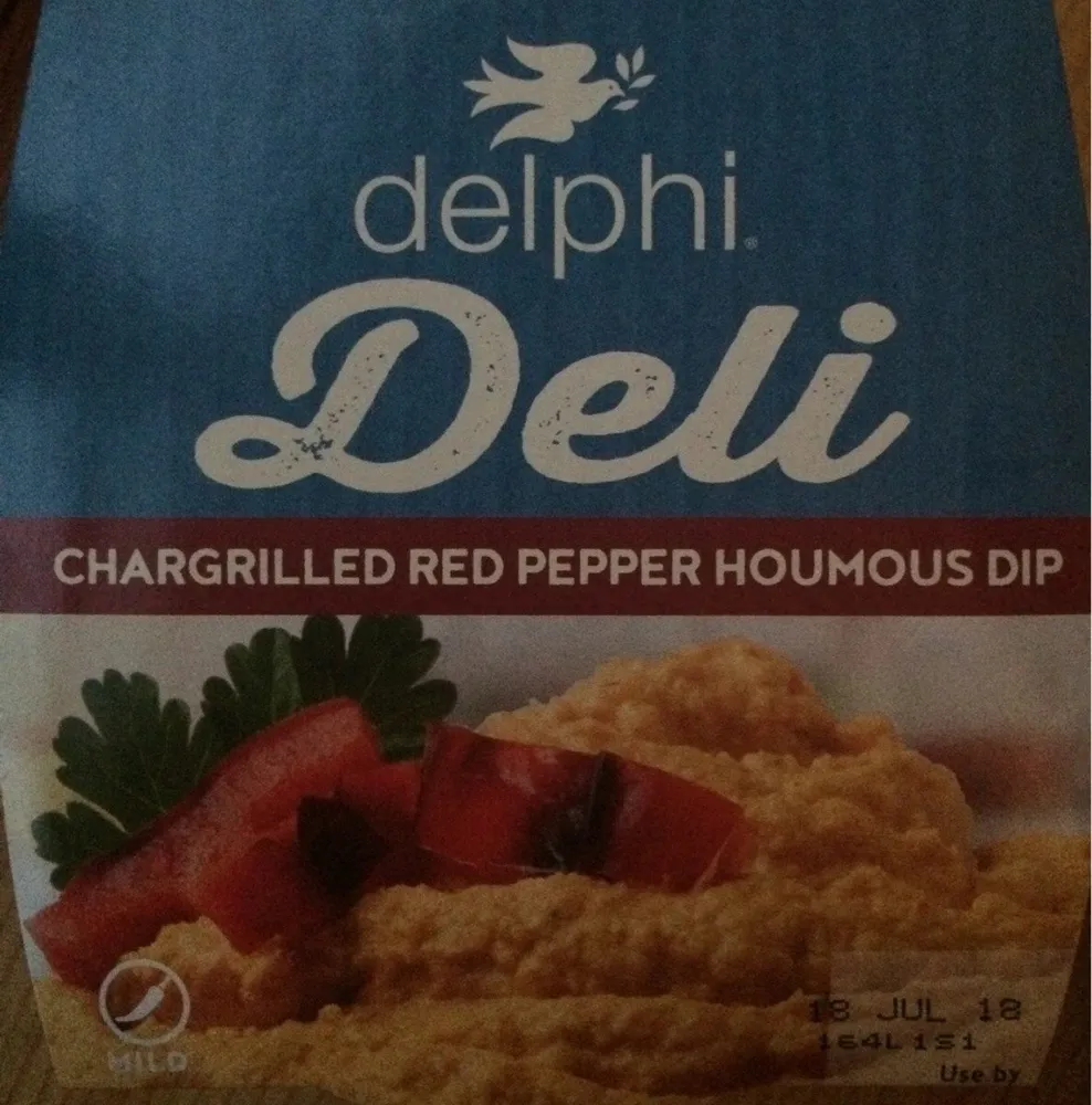 Red Pepper Houmous Dip With A Hint Of Harissa