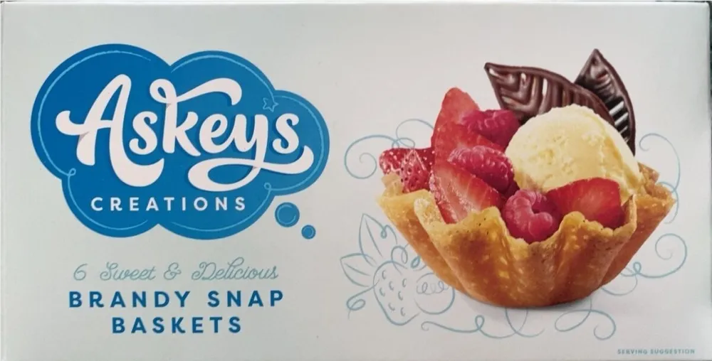 Brandy snap baskets