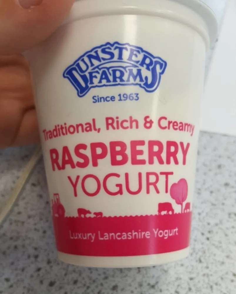 Raspberry yogurt