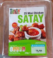 25 mini chicken satay