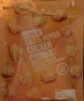 Salt and pepper chicken chunks
