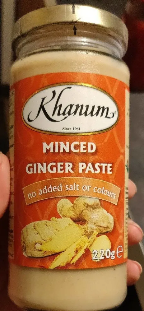 Minced ginger paste