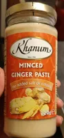 Minced ginger paste