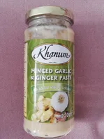 Minced garlic and ginger paste