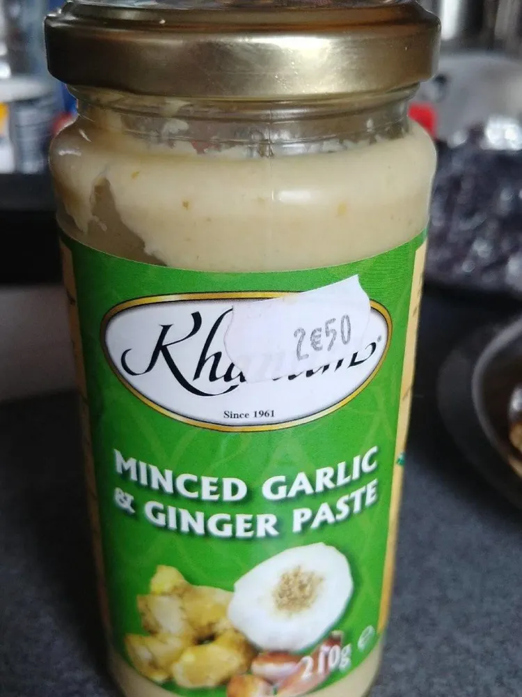 Khanum Minced Garlic &ginger Paste