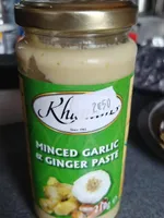 Khanum Minced Garlic &ginger Paste