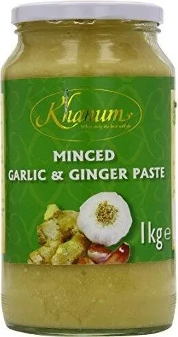 Khanum Minced Garlic and Ginger 1 KG (pack of )