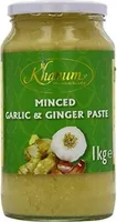 Khanum Minced Garlic and Ginger 1 KG (pack of )
