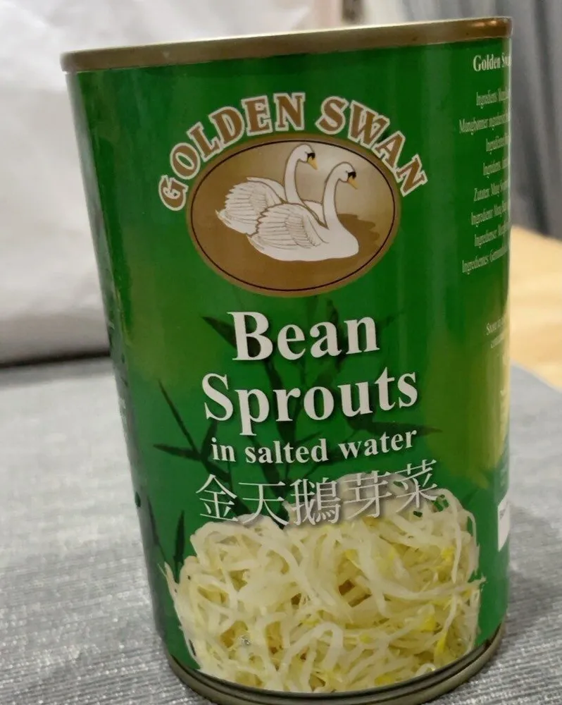 Bean Sprouts in salted water